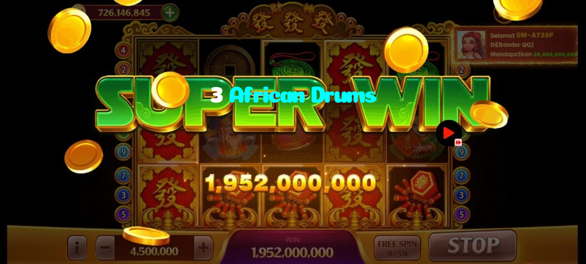 3 African Drums خوش آمدید بونس +600% پیشکش موبائل ایپ کے پروموشن سیکشن میں دکھائی دیتی ہے۔